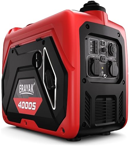 Generador Diésel Portátil MSW 7500 W - Con AVR, 16 L De Depósito Y 3 Tomas De Corriente, Ideal Para Emergencias