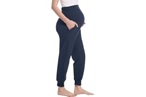JOYARIA Damen Umstandshose Jogginghose Lang Schwangerschaft Schlafanzug/Pyjama/Yoga Hose