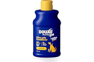 Douxo Spa - Oatmeal Dog Conditioner, 250 ml, Safely Detangles, Revives the Fur and Moisturises the Skin, Leaves the Coat Soft, Silky and Radiant, pH Balanced and Hypoallergenic Skin-Friendly Formula