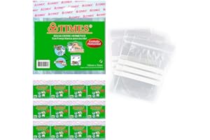 ROCK AND BABY Pack 600 Bolsas 100 mm x 70 mm Herméticas Plástico Cierre Zip Transparentes con Banda Escritura | Aptas para Uso Alimentario y Congelación Muy Resistentes