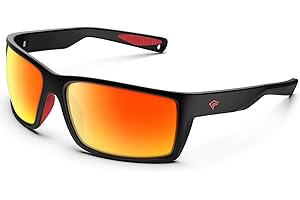 TOREGE Sports Polarized Sunglasses for Men Women Flexible Frame Cycling Running Driving Fishing Mountaineering Trekking Glasses TR24