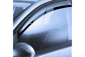 CLIMAIR Déflecteurs latéraux compatible avec Mitsubishi Pajero V60 3 portes 2001-2006, Gris