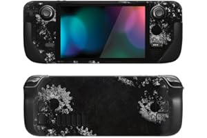 PlayVital Schutz Skin Decal für Steam Deck LCD, Skin Zubehör Custom Folie Stickers Vinyl Decal Faceplates Klebefolie für Steam Deck OLED Handheld Gaming PC-Gears & Scratches