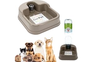 GARPET Distributeur d'eau Bouteille Pet Chiens Chats Petits Animaux Distributeur Automatique d'eau Ecuelle à Boire de Voyage Ecuelle à Boire de Voyage
