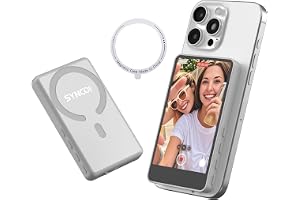 SYNCO XView M4 Vlog selfie-skärm, 40 ms låg latens, starkt magnetiskt fäste, P2P-teknik ingen WiFi behövs, Bluetooth-fjärrkon