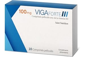 SAINT NUTRITION - VIGAFORTE Complément alimentaire hautement dosé pour homme avec effet immédiat, avec L-Arginine + Maca