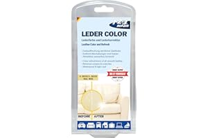 1-2-3 REPAIR® - Teinture cuir beige - Renovateur cuir - Peinture cuir et teinture pour cuir, canapé en cuir comme neuf - Peinture cuir beige - Peinture pour cuir beige - Renovateur cuir beige 57ml