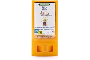 Babyton Kids Natural Sunscreen Stick SPF 30 – Water-Resistant, Non-Nano Zinc Oxide Sunblock for Babies & Children – Organic & Hypoallergenic UV Protection – No Parabens, Sulfates, Artificial Colors
