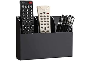 MEIRRAI Organizador Escritorio, Organizador Mandos TV, Autoadhesivo Soporte Mando Pared Acrílico Organizadores de Mando a Distancia Universal, 3 Caja