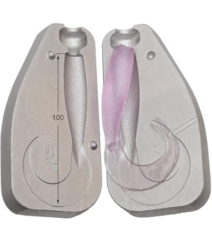 Moule à Leurre Souple Alciumpeche - Têtard 30mm - Silicone MOUSF23XX - Neuf