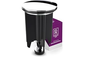 ‎M. ROSENFELD HOME M. ROSENFELD HOME Universal Waschbeckenstöpsel 40mm Chrom Abflussstopfen – aus Messing, universal mit Gummi für Waschbecken im Bad und Bidets - Excenterstopfen - Höhenverstellbar, Rostfrei & Dicht