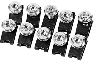 ‎KEENSO Keenso Motorrad Verkleidung Schrauben, 10 Stk. M5 Motorrad Verkleidung Bolzen + Befestigungsclip Universal Fit für Motorrad Fahrrad Roller mit M5