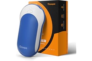 OCOOPA Chauffe-Mains Rechargeable, 10000mAh Chaufferette Main USB Électrique Portable,Banque de Puissance,15 Heures Longue Durée Chaleur,Sports de Plein Air,Chasse, Golf, Camping, pour Femmes, Hommes