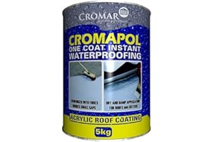 Cromapol Acrylic Waterproofing Coating Black - 5 KG