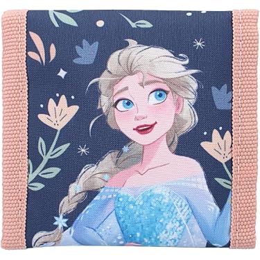 Portefeuille Enfant Avec Porte-monnaie - Thème FROZEN, Fermeture Velcro - Pour Garçons Et Filles - 6