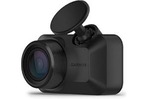 Garmin Dash Cam Mini 3, 1080p, 140°, 30 fps, Videocamera Auto, Compatta, Riprende a ciclo continuo, Garmin Clarity HDR, Sensore incidenti, Sorveglianza veicolo, Salvataggi in cloud