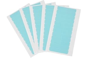 ‎EBANKU EBANKU 120 Stück Ersatztapes für Tape In Hair Extensions Ersatztapes Klebestreifen Hohe Klebekraft Haar Klebeband für Haarverlängerungen Haareinschlag（Hellblau）