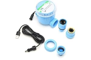 JADPES Smart Water Timer, Intelligent Irrigation Watering Timer Sprinkler Timer Programmable Automatic Drip Controller with WIFI Control Water Sprinkler for Garden Lawn