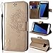 Produktbild SMART LEGEND Lederhülle für Samsung Galaxy S7 Edge Ledertasche Hülle Gold Pusteblume Liebhaber Muster Schutzhülle Premium PU Leder mit Handschlaufe Flip Case Protective Cover Innere Weiche Silikon Bookcase Handy Tasche Schale mit Kartenfächer Magnetverschluß Standfunktion Etui