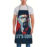 Valkyrie Let&rsquo;s Cook Baskılı Komik Mutfak &Ouml;nl&uuml;ğ&uuml; Unisex Ayarlanabilir Askılı Walter White