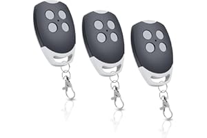 Effdrdfs 433,92 MHz, Telecomando per porta del garage, compatibile con Ditec GOL4, BIXLP2, BIXLS2, BIXLG4, 4 canali Rolling Code, 3 Pezzi