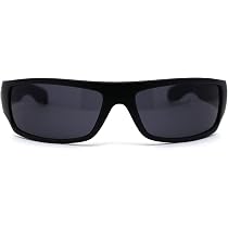 Occhiali Da Sole Locs LC12 Stile Cholo Gangster - Quadrati Avvolgenti Nero/grigio