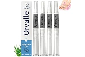 DEJIN 4Pcs Nail Fungus Pen,Mullend Nail Care Pen,Fungal Nail Treatment for Toenails,Natural Ingredients Nail Serum for Strengthener Nail