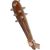 Smiffys Herren Aufblasbare Höhlenmensch Keule, 87cm, Braun, 32029