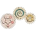 Sharplace Montessori Busy Board DIY Accessories Wooden Gear Toy Early Educational Sensory Activity Board for Children