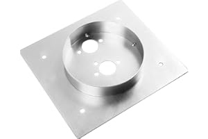 MaxEarn 60mm High Diesel Heater Mounting Plate, Stainless Steel Turret Planar Floor Mounting Bracket for Parking Auxiliary Heating, Compatible with Ebers-pacher We-basto Heater