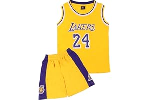 DaceStar Kids Basketball Kit, 2-Piece #23 Sleeveless Kids Basketball Jersey and Shorts, Boys Girls Basketball Kit, Pop Basketball Jersey Kit Gifts for 4 5 6 7 8 10 12 14 Years Old