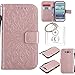 Produktbild für Galaxy S3/9300 Hülle,Geprägte Muster Handy hülle / Tasche / Cover / Case für das Samsung Galaxy S3/9300 PU Leder Flip Cover Leder Hülle Kunstleder Folio Schutzhülle Wallet Tasche Etui Standfunktion Kredit Kartenfächer+Schlüsselanhänger (T) (6)