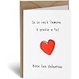 Biglietto D'Auguri Romantico Con Anatra - Ti Amo Anatra La Vita - Cartolina San Valentino Con Busta - 2