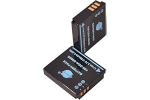 DSTE DE CGA-S005E DSTE Batteria di ricambio compatibile con DIGITAL R30 R40 R3 R4 R5 FUJIFILM FINEPIX F20 FINEPIX F40FD Leica C-LUX1 D-LUX3 Fotocamera CGA-S005A DMW-BCC12
