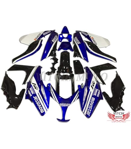Carenature Per GSX-R750/600 K6 2006-2007 - Kit Completo In ABS, Colore Blu Bianco, Aftermarket