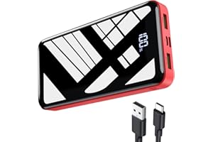Bextoo Power Bank 27000 mAh Power Bank USB C 22.5 W External Mobile Phone Batteries LCD Display Portable Charger Outputs and Inputs Compatible with iPhone 15 14 13 12 Pro Samsung Huawei etc