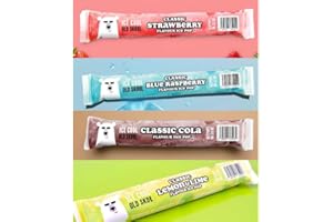 OLD SCHOOL CLASSICS! FAMILY FRUIT TREE Ice Cool Old Skool Classic Ice Pops, 80 x 50ml, 4 Flavours, Cola, Strawberry, Blue Raspberry, Lemon & Lime, Fat Free