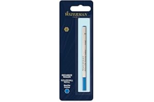 Waterman Wkład kulkowy do długopisów kulkowych, cienki punkt, niebieski atrament (540961)