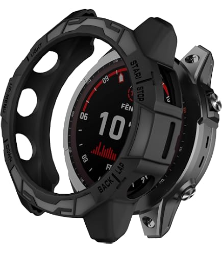 Kit Protezione Garmin Fenix 7X: 4 Pellicole Vetro Temperato + 2 Cover In Silicone MWOOT | Antigraffio E Antiurto - 2