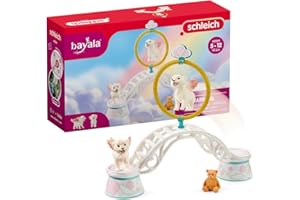 schleich 42524 Bayala zestaw treningowy dla skrzydlatych lwów niemowlęcych, dla dzieci w wieku od 5 do 12 lat