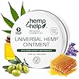 Manuka Honey & Hemp Healing Ointment for Eczema, Psoriasis, and Dermatitis - Organic Beeswax, Propolis & Lavender Oil - Moisturises & Soothes Dry, Itchy, Cracked Skin