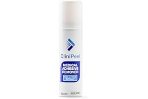 CLINIMED CliniPeel Medical Adhesive Remover Spray - Gentle Silicone Formula for Sensitive Skin - Quick-Drying, Non Fragrance, No Sticky Residue - Ideal for Dressings & Healthcare Appliances