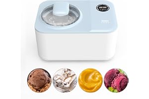 SENSIOHOME Sensio Home Icy Treats Ice Cream & Dessert Maker, Delicious Fast Ice Cream NO Pre Freezing Required, Gelato, Sorbet, Yoghurt In 40 Minutes with Recipes Included, Blue