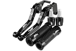 NOLLAM Manopole per Manubrio Moto Spina terminale Maniglia per Leve Frizione Freno Regolabile Adatto per SH125 SH150 SH300 SH350 Sh 125 300 150 350 i 2003-2023 2022