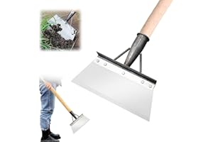 KXYINOS Garden Shovel 23CM, Multifunctional Gardening Shovel, Stainless Steel Outdoor Garden Cleaning Shovel Patio Weed Remover Tool, NO Handle