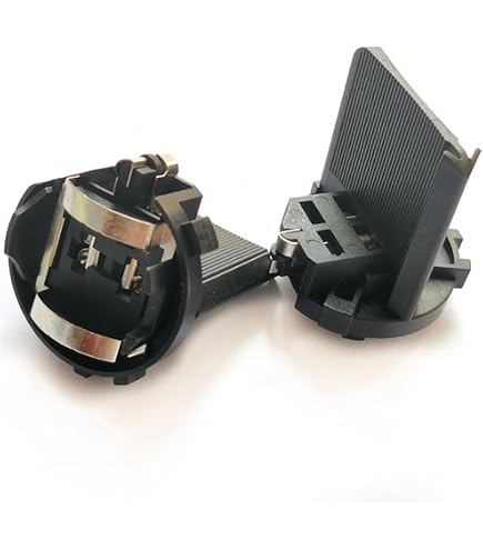 Support Ampoule Halogène H7 - 2PCS Adaptateur Phare Voiture ABS Résistant Chaleur