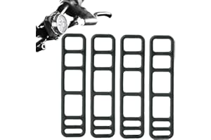 TUMOTSIT Cinturino in silicone leggero per bicicletta, torcia elastica Cinturino per telefono Torcia Supporto per altoparlante Fasciatura Faro Fanale posteriore Cinghie, Guida Specchietto