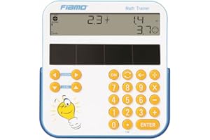 Calculatrice et pédagogiques fiamo Math Le Professeur pédagogique pour tous les, la base de compétences Voulez pratiquer mathématiques, jaune