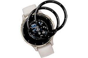 Carantee 2 Stück Schutzfolie für Panzerglas für Garmin Venu 3s Folie, Ultradünn Antifouling Smartwatch Displayschutzfolie, 9H Härte Bläschenfrei Sensitive Touch Schutzglas für Garmin Venu 3s