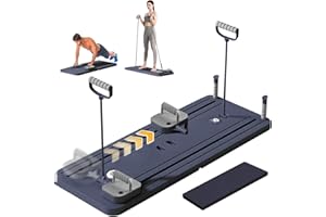 Rantizon Ab Roller Board - Pilates Board Full-Body Workout Trainer with Automatic Rebound Ideal for Core Strength and Abdominal Training Durable Pilates Board for Men and Women